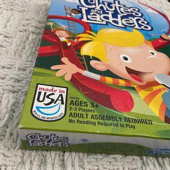 Chutes and Ladders Classic Family Board Game, Games for Kids Ages 3 and up NEW™ - Picture 3 of 7